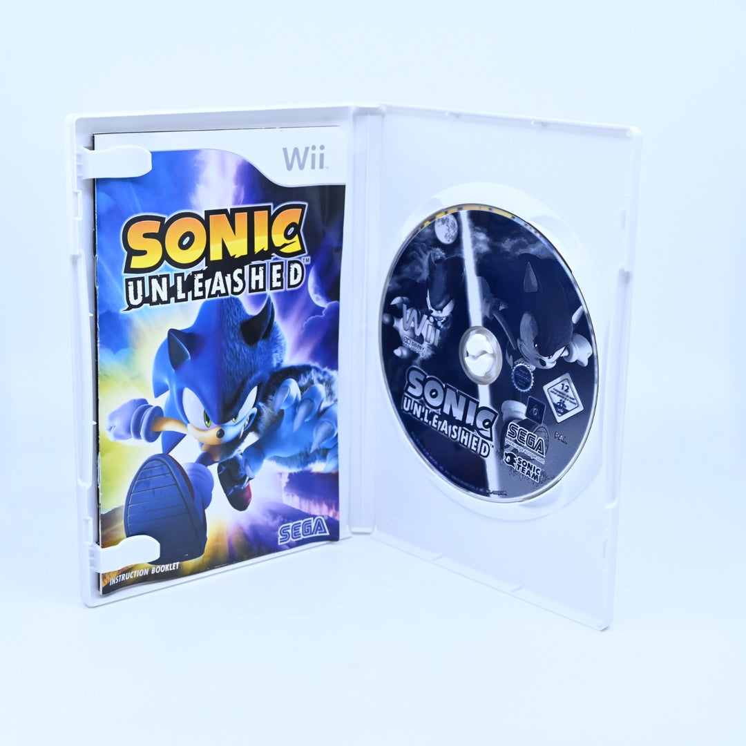 Sonic Unleashed - Nintendo Wii Game + Manual - PAL - MINT DISC!