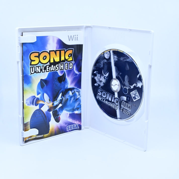 Sonic Unleashed - Nintendo Wii Game + Manual - PAL - MINT DISC!