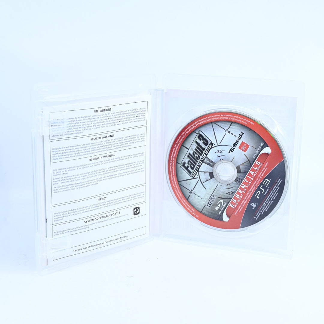 Fallout 3 - Game of the Year Edition - Sony Playstation 3 / PS3 Game - No Manual