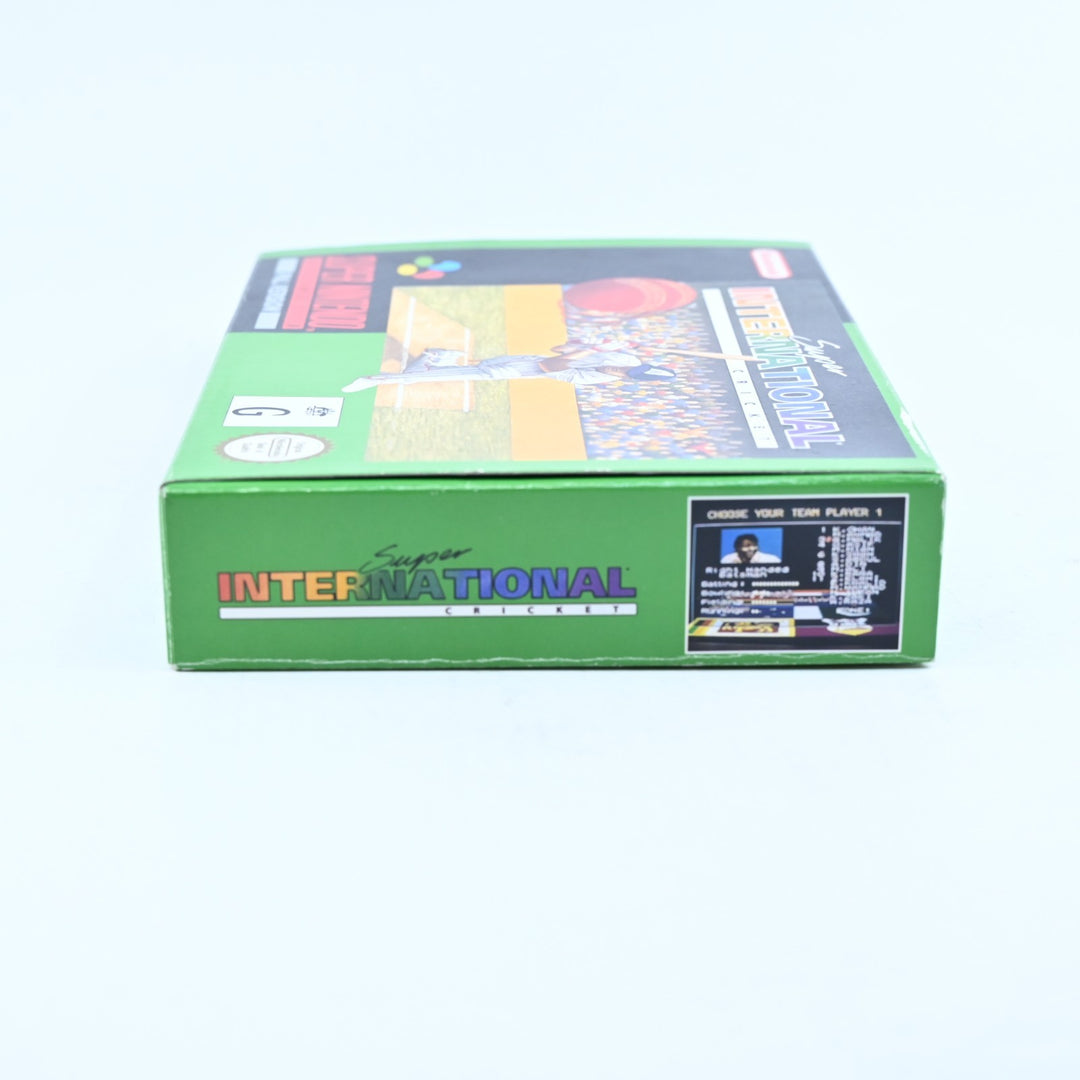 Super International Cricket - Super Nintendo / SNES Boxed Game - PAL