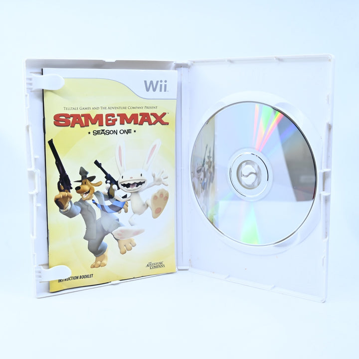 Sam &amp; Max: Season One - Nintendo Wii Game + Manual - PAL - MINT DISC!