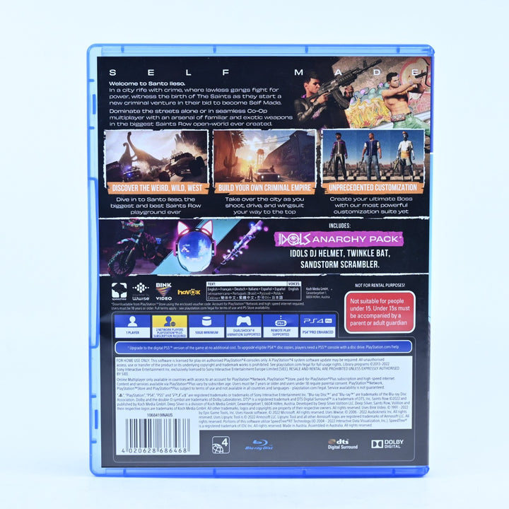 Saint's Row - Sony Playstation 4 / PS4 Game - MINT DISC!