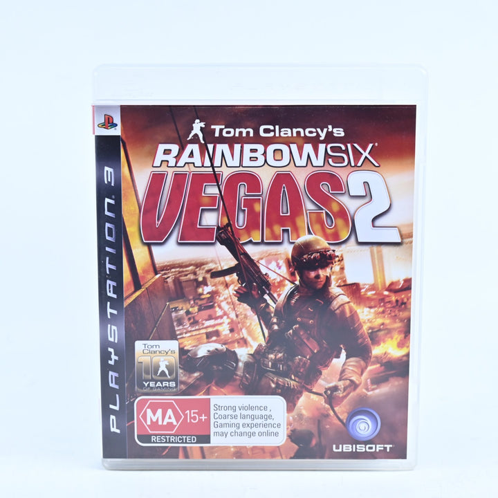 Tom Clancy's Rainbow Six Vegas 2 - Sony Playstation 3 / PS3 Game + Manual