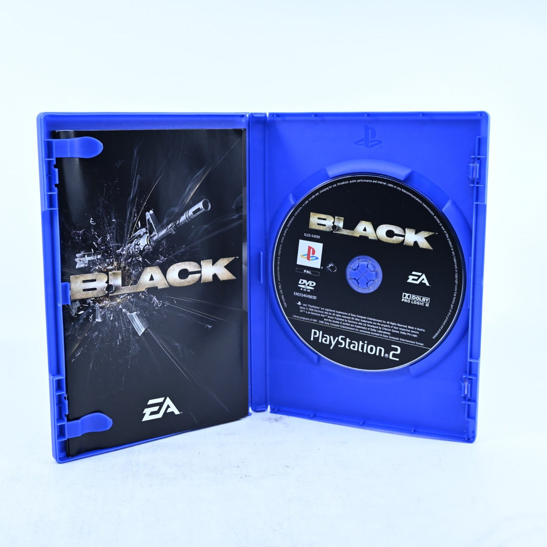 Black - Sony Playstation 2 / PS2 Game + Manual - PAL - MINT DISC!