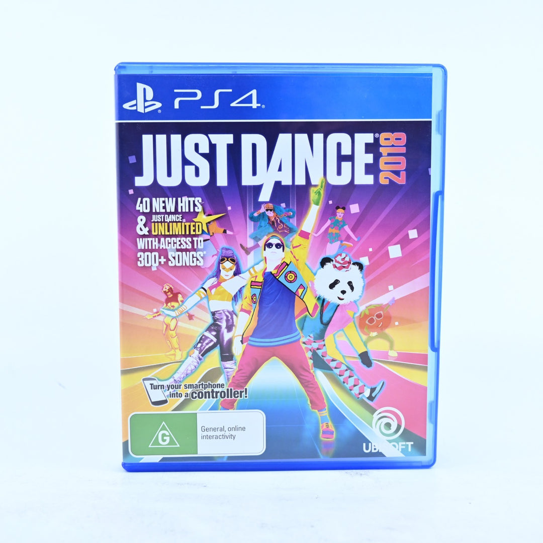 Just Dance 2018 - Sony Playstation 4 / PS4 Game - MINT DISC!