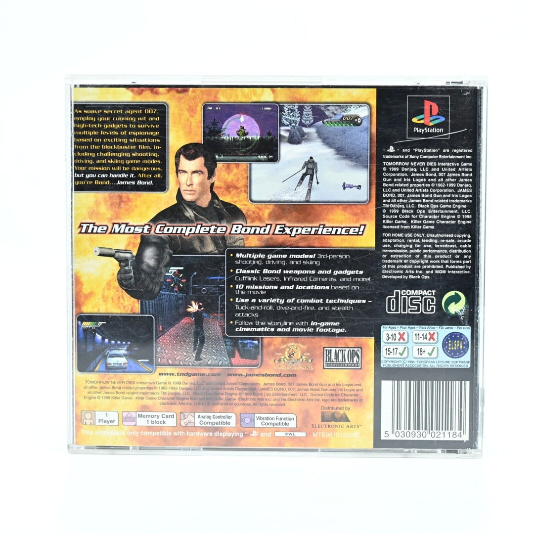 007: Tomorrow Never Dies - Sony Playstation 1 / PS1 Game - PAL - MINT DISC!