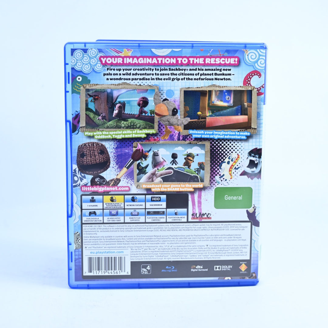 LittleBigPlanet 3 - Sony Playstation 4 / PS4 Game - MINT DISC! Little Big Planet