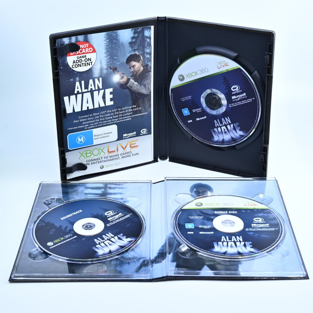 Alan Wake Limited Collectors Edition - Xbox 360 Game + Manual - PAL