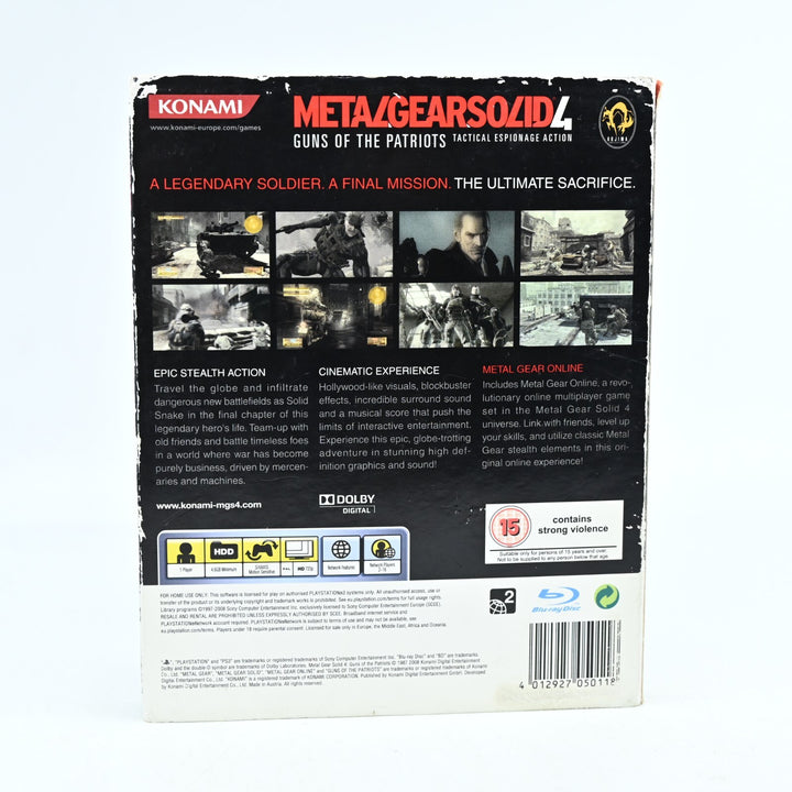 PS3 Metal Gear Solid 4: Guns of The Patriot - Sony Playstation 3 /PS3 Game
