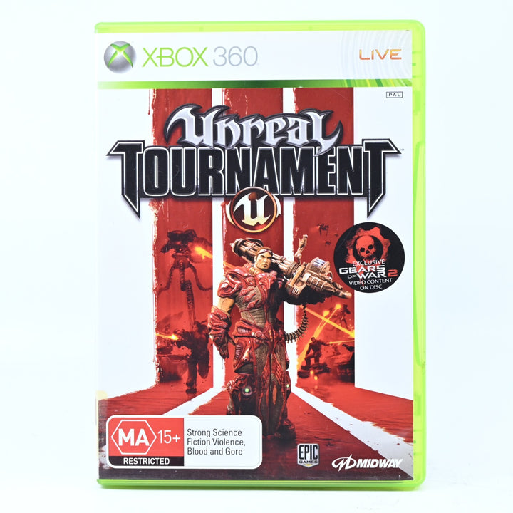 Unreal Tournament III 3 - Xbox 360 Game + Manual - PAL - MINT DISC!