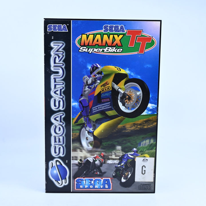 Manx TT Superbike - Sega Saturn Game + Manual - PAL - FREE POST!