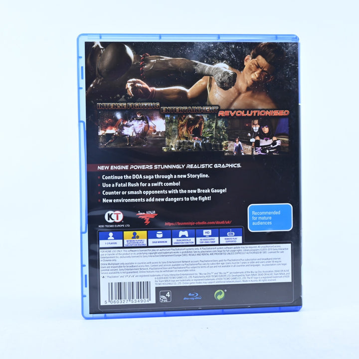 Dead or Alive 6 - Sony Playstation 4 / PS4 Game + Bonus DLC - MINT DISC!