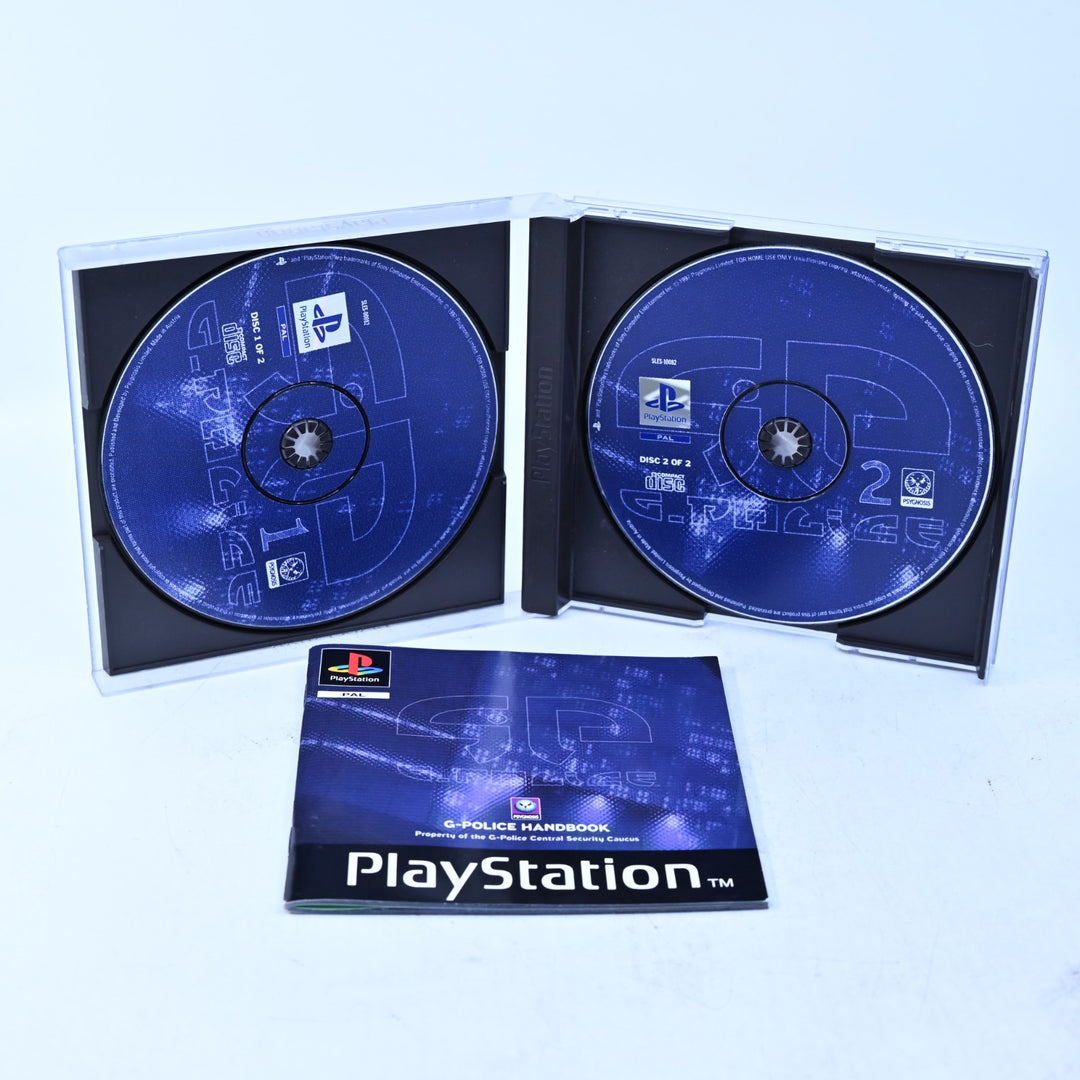 G-Police - Sony Playstation 1 / PS1 Game + Manual - PAL - MINT DISC!
