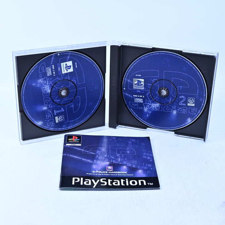 G-Police - Sony Playstation 1 / PS1 Game + Manual - PAL - MINT DISC!