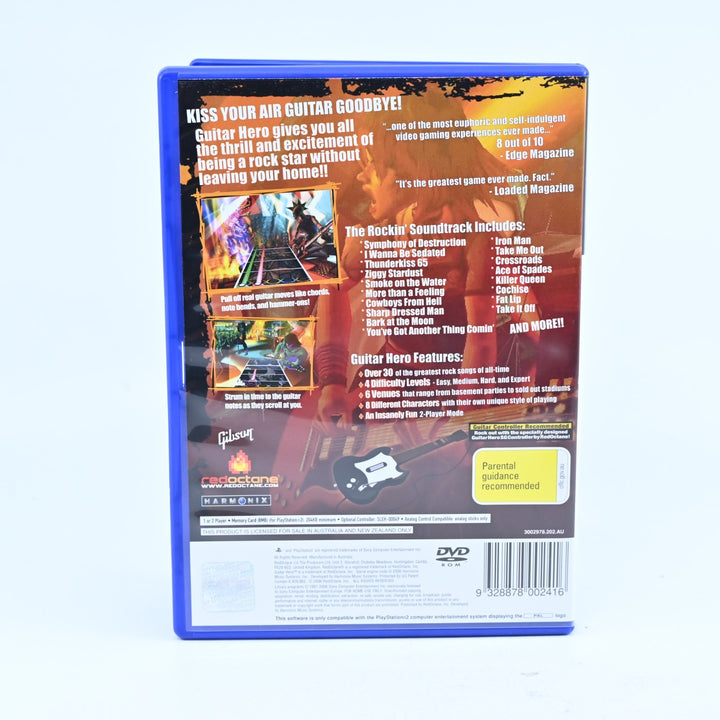 BOXED Guitar Hero Game + Guitar Controller - PS2 Game / PS2 Accessory - PAL