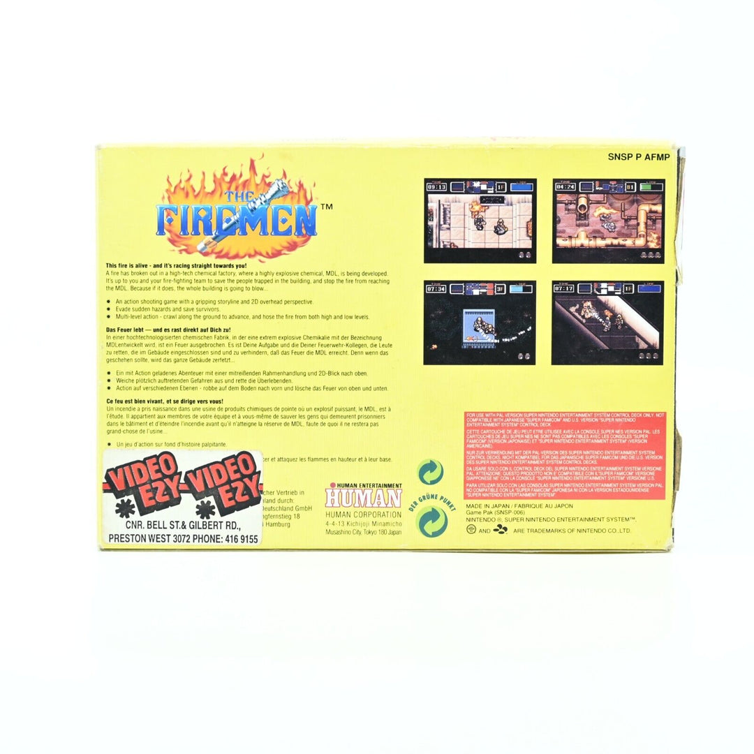 The Firemen - Super Nintendo / SNES Boxed Game - PAL - FREE POST!