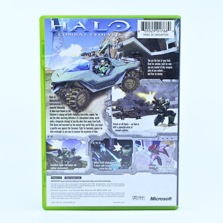 Halo: Combat Evolved - Original Xbox Game + Manual - PAL - MINT DISC!