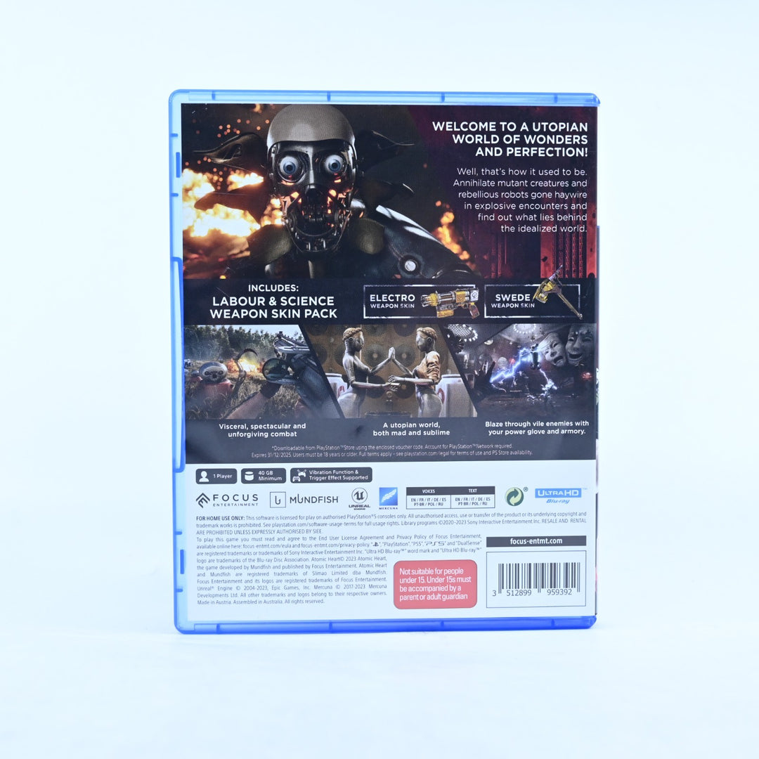 Atomic Heart - Sony Playstation 5 / PS5 Game - MINT DISC!