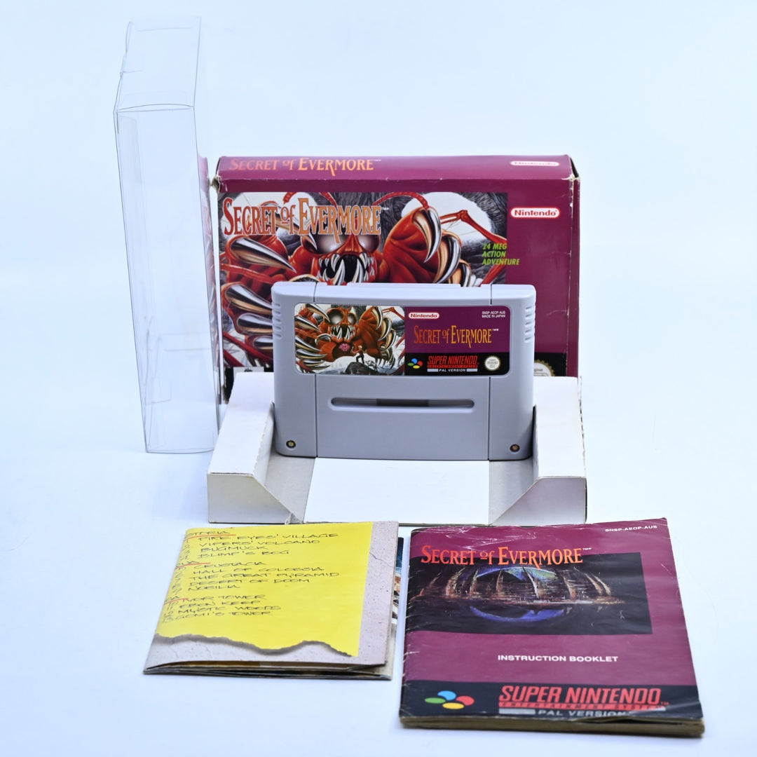 Secret of Evermore - Super Nintendo / SNES Boxed Game - PAL - FREE POST!