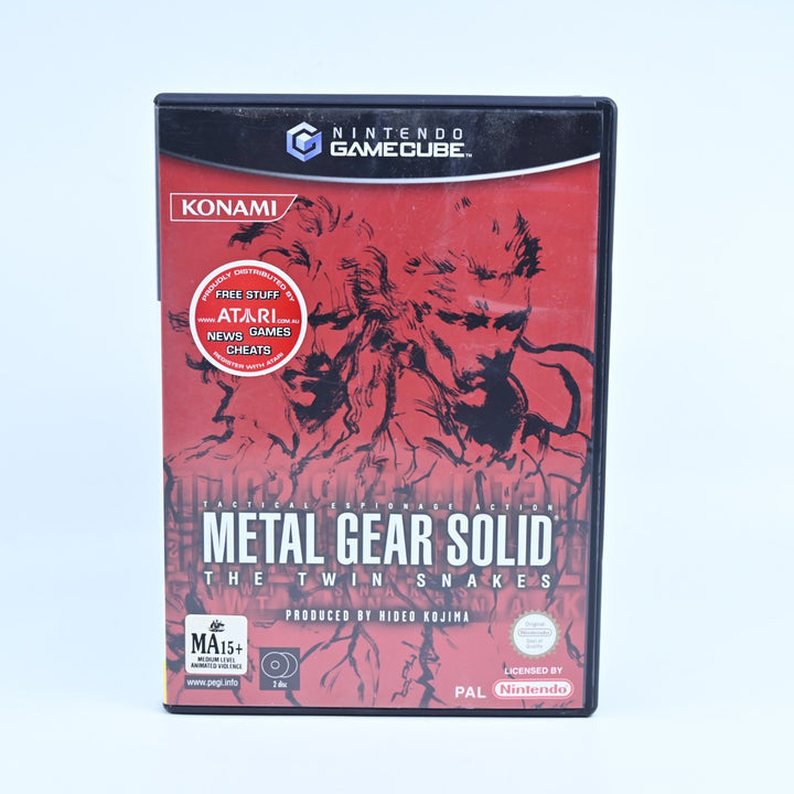Metal Gear Solid: The Twin Snakes - Nintendo Gamecube Game + Manual - PAL
