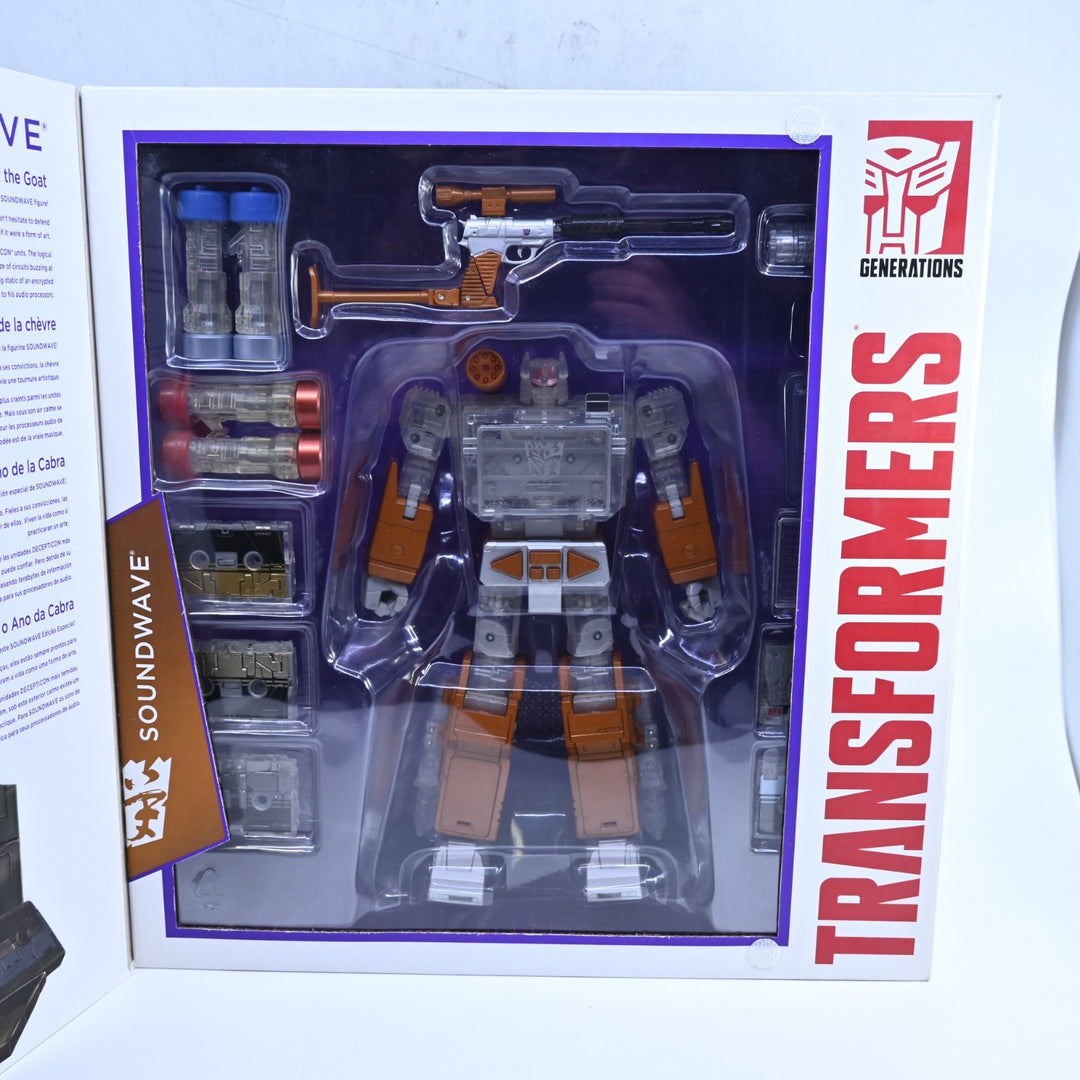 Soundwave + Cassettes - Year of the Goat Platinum Edition - Transformers Toy