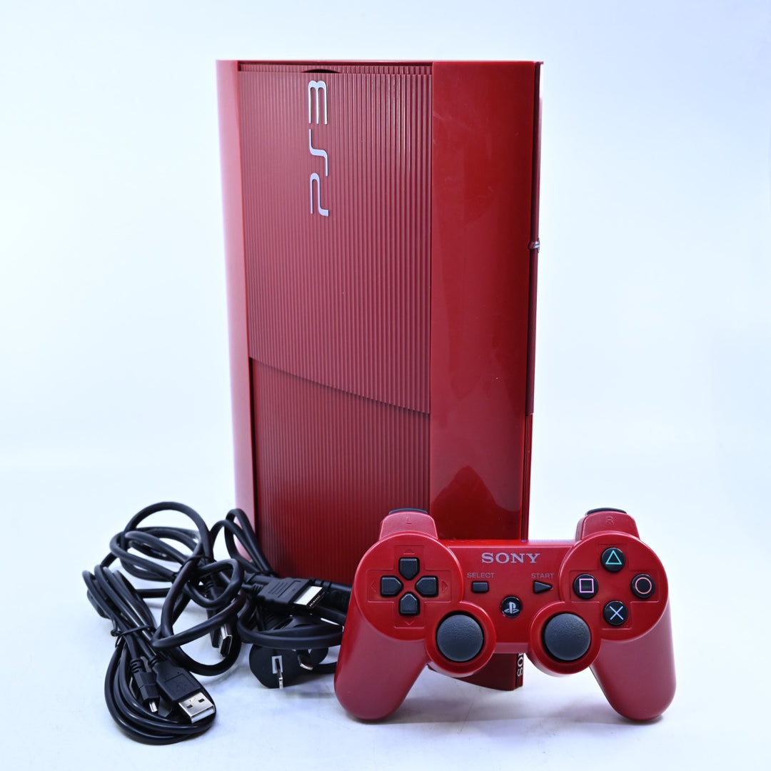Garnet Red Super Slim 500GB - Sony Playstation 3/ PS3 Console - PAL - FREE POST!