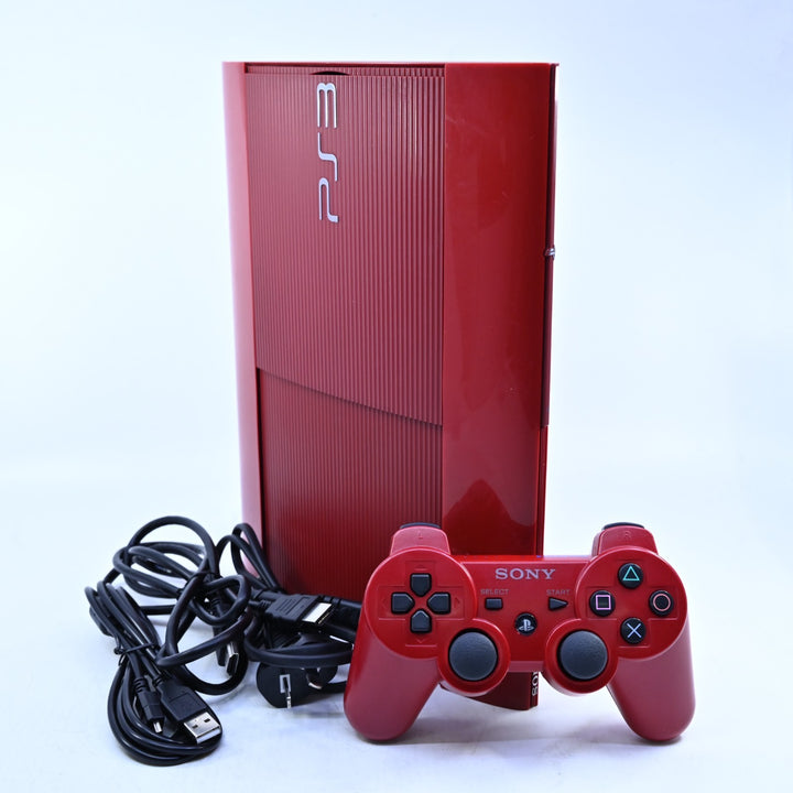 Garnet Red Super Slim 500GB - Sony Playstation 3/ PS3 Console - PAL - FREE POST!