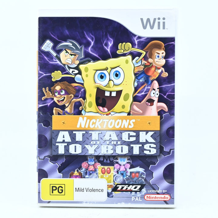 Nicktoons: Attack of the Toybots - Nintendo Wii Game + Manual - PAL - FREE POST!