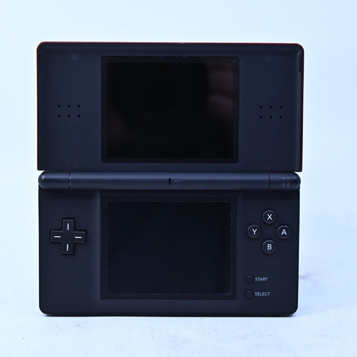 Black &amp; Crimson Red - Nintendo DS Lite Console - USG-001 - FREE POST!