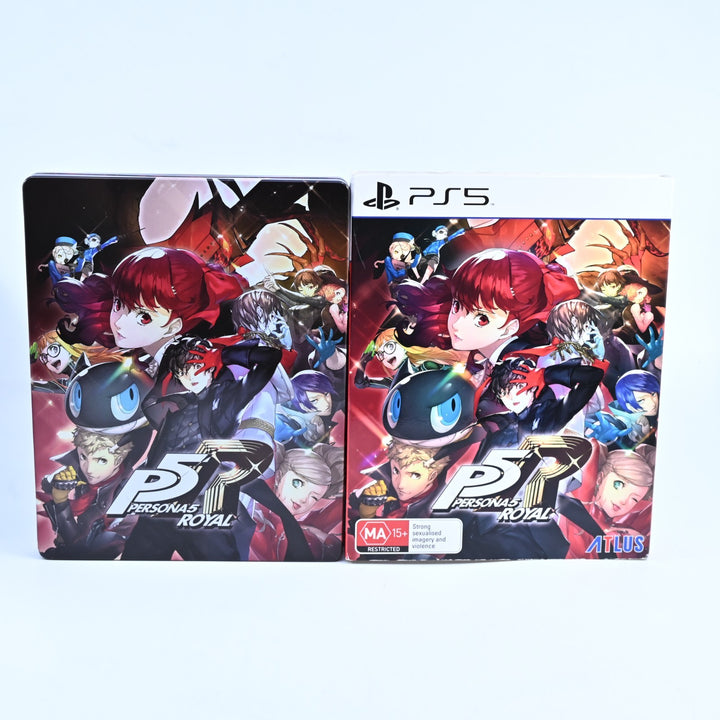 Persona 5 Royal - Steelbook Edition - Sony Playstation 5 / PS5 Game - MINT DISC!
