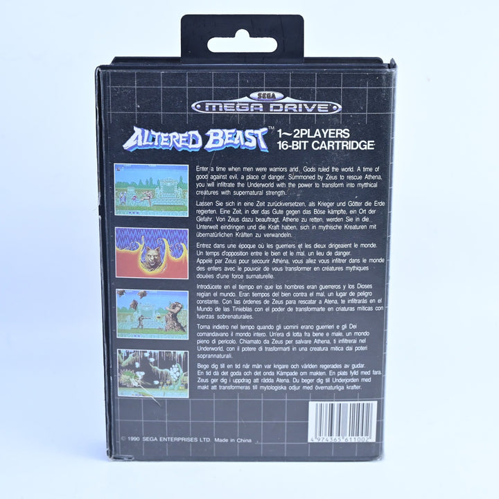 Altered Beast - Sega Mega Drive Game + Manual - PAL - FREE POST!