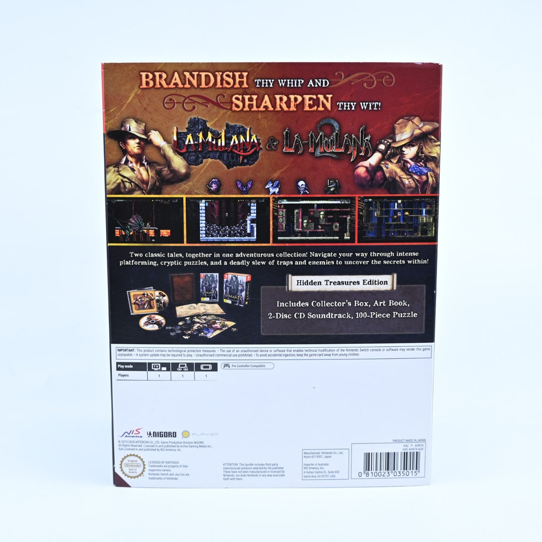 La-Mulana 1 & 2: Hidden Treasures Edition - Nintendo Switch Game - FREE POST!