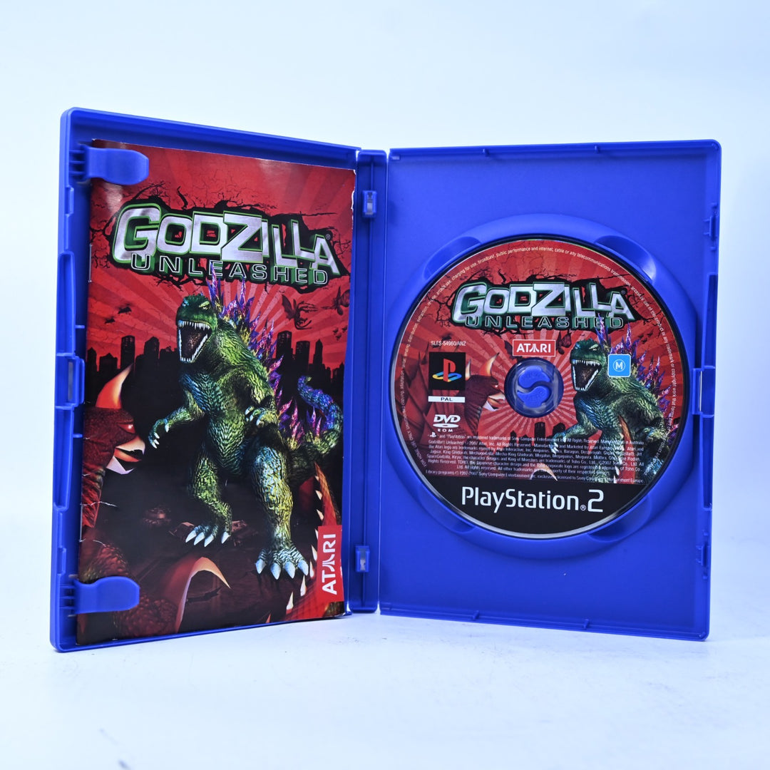 Godzilla Unleashed - Sony Playstation 2 / PS2 Game + Manual - PAL - MINT DISC!