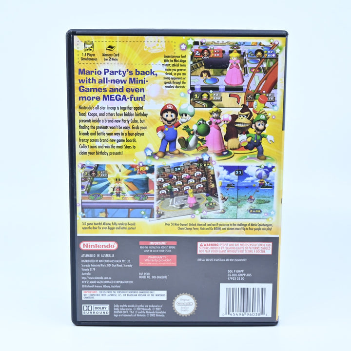 Mario Party 4 - Nintendo Gamecube Game + Manual - PAL - FREE POST!