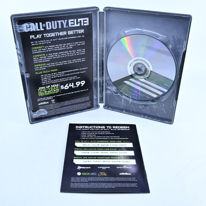 Call of Duty: Modern Warfare 3 - MW3 + Steelbook - Xbox 360 Game + Manual - PAL