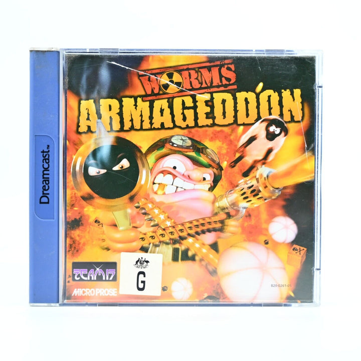 Worms Armageddon - Sega Dreamcast Game - PAL - NEAR MINT!