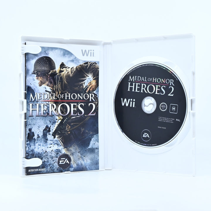 Medal of Honor: Heroes 2 - Nintendo Wii Game + Manual - PAL
