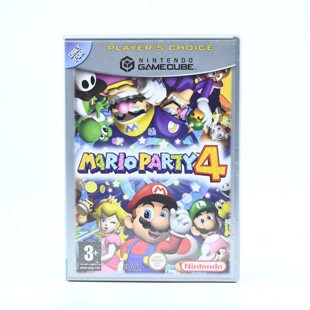 Mario Party 4 - Nintendo Gamecube Game + Manual - PAL - FREE POST!