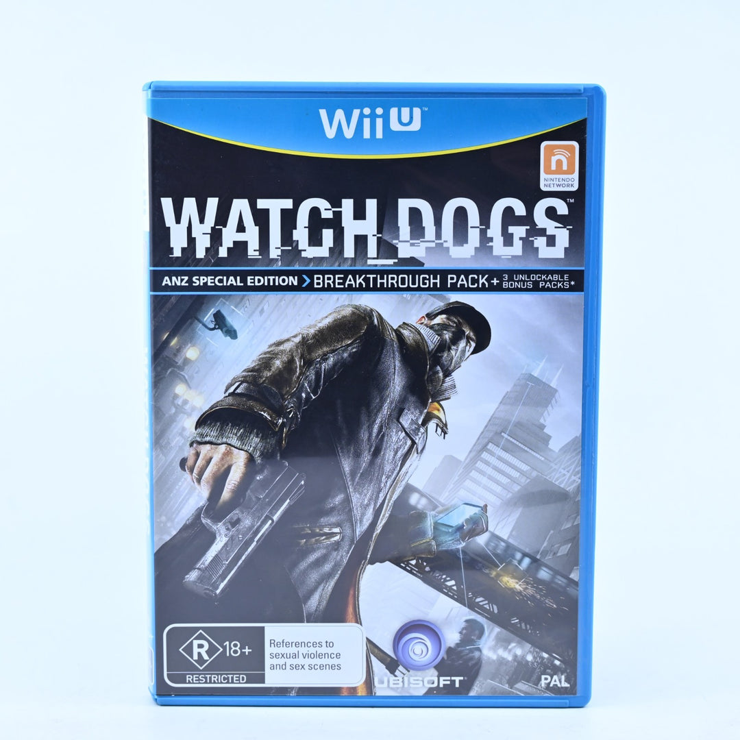 Watch Dogs - Nintendo Wii U Game - PAL - FREE POST!
