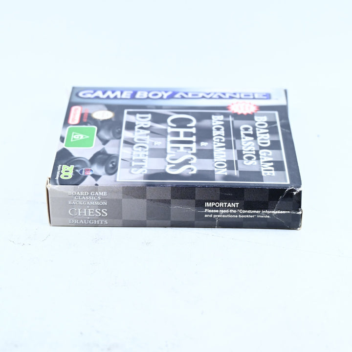 Board Game Classics: Backgammon & Chess & Draughts - GBA Boxed Game - PAL