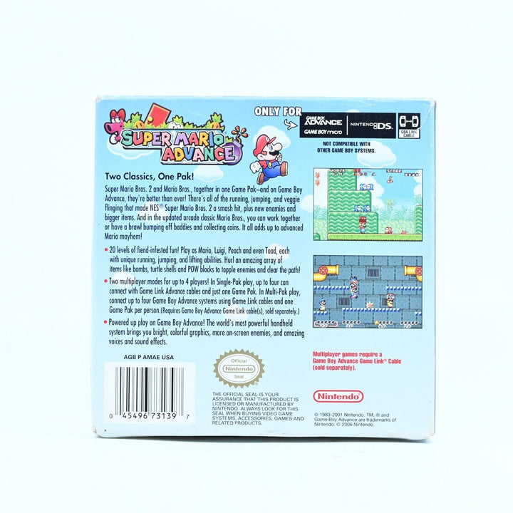 Super Mario Advance - Nintendo Gameboy Advance / GBA Boxed Game - PAL