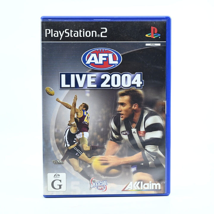 AFL Live 2004 - Sony Playstation 2 / PS2 Game + Manual - PAL - FREE POST!