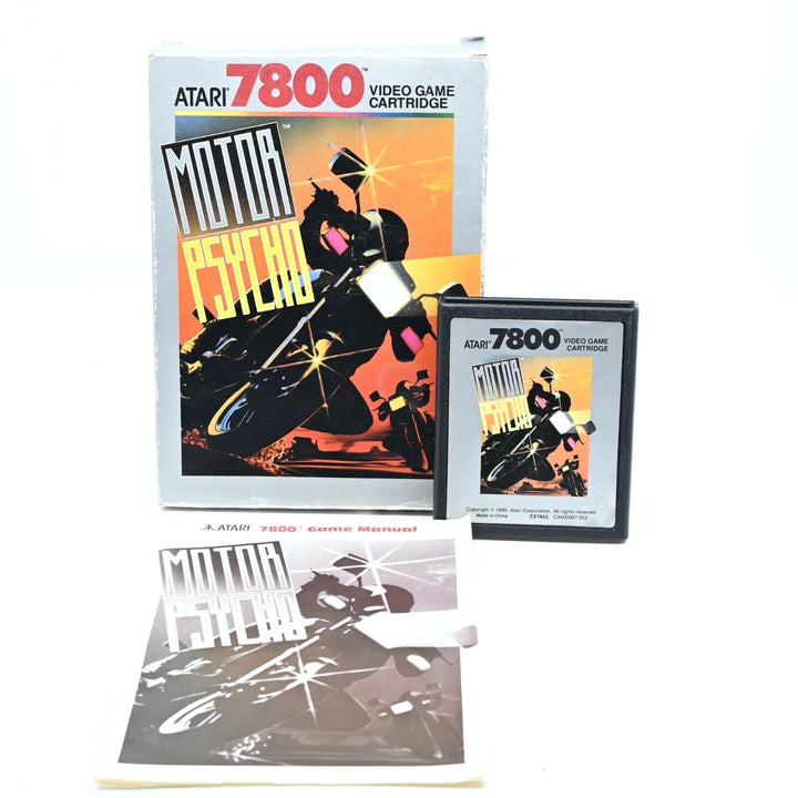 Motor Psycho - Cartridge + Manual - Atari 7800 Game - PAL - FREE POST!