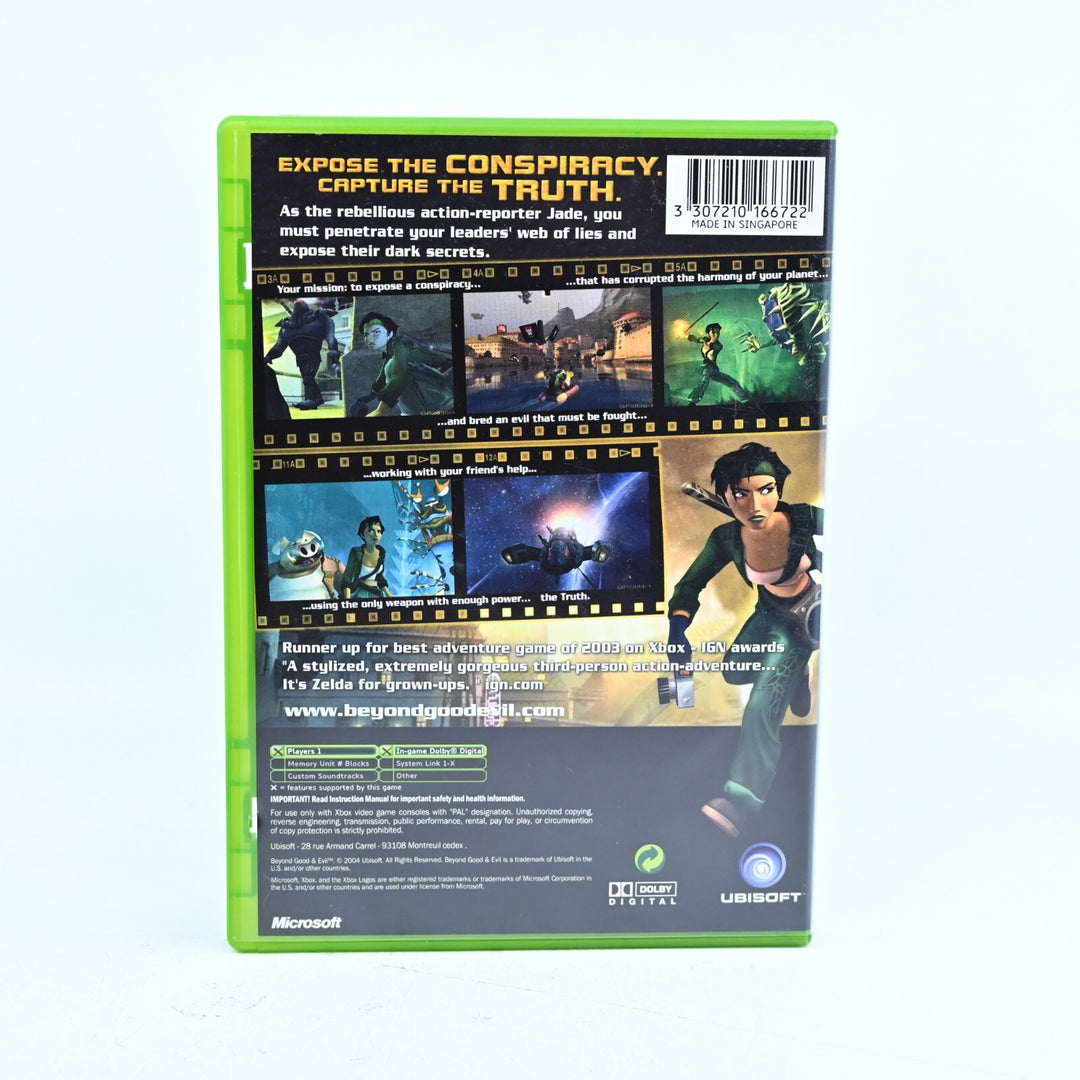 Beyond Good & Evil - Original Xbox Game + Manual - PAL - MINT DISC!