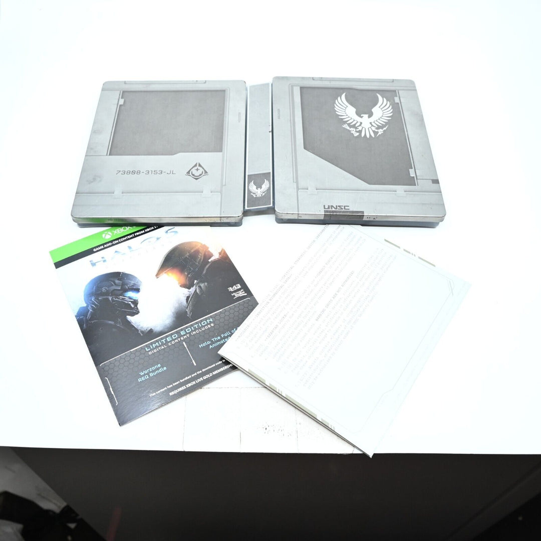 HALO 5: GUARDIANS Limited Edition Steelbook - Xbox One Game - PAL - FREE POST!