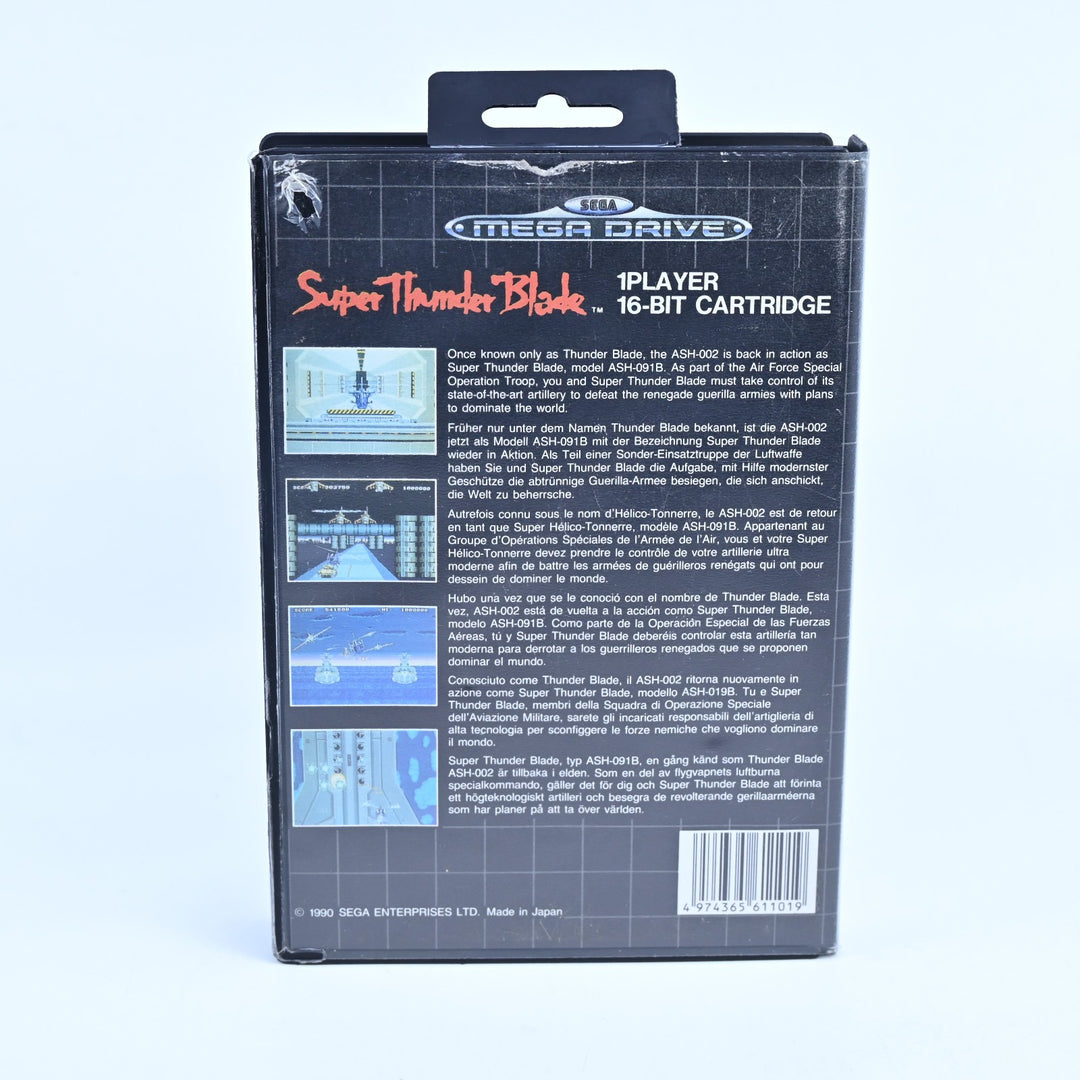 Super Thunder Blade - Sega Mega Drive Game + Manual - PAL - FREE POST!