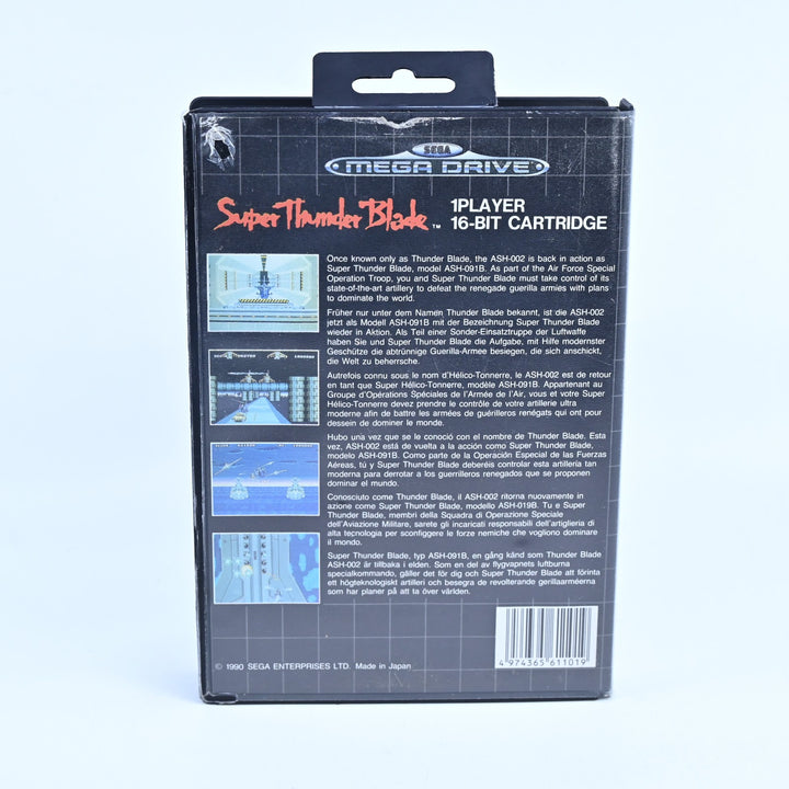 Super Thunder Blade - Sega Mega Drive Game + Manual - PAL - FREE POST!