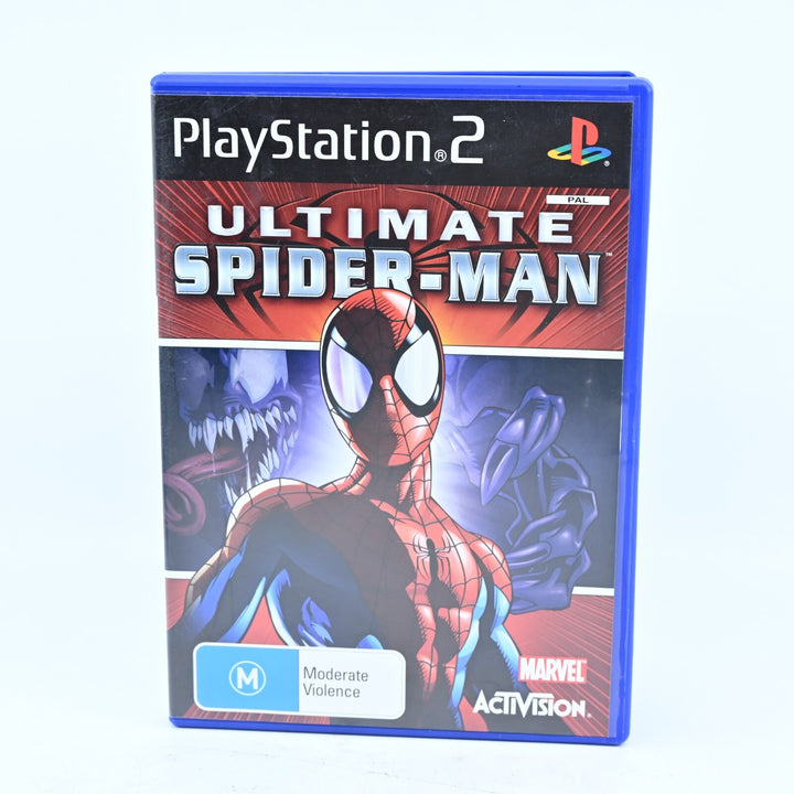 Ultimate Spider-Man - Sony Playstation 2 / PS2 Game + Manual - PAL - MINT DISC!