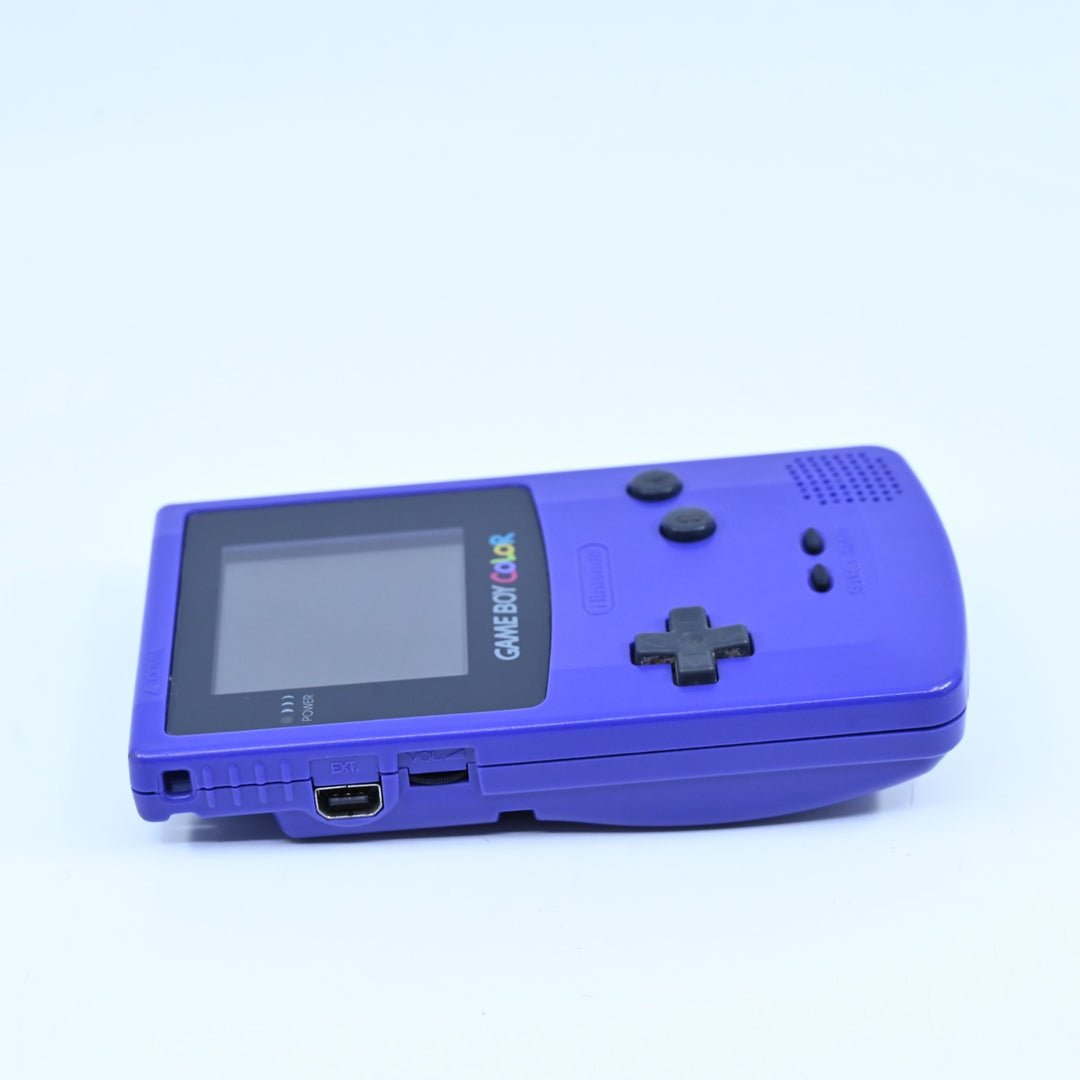 Grape Purple Nintendo Gameboy Color Boxed Console - AUS PAL - Holo label