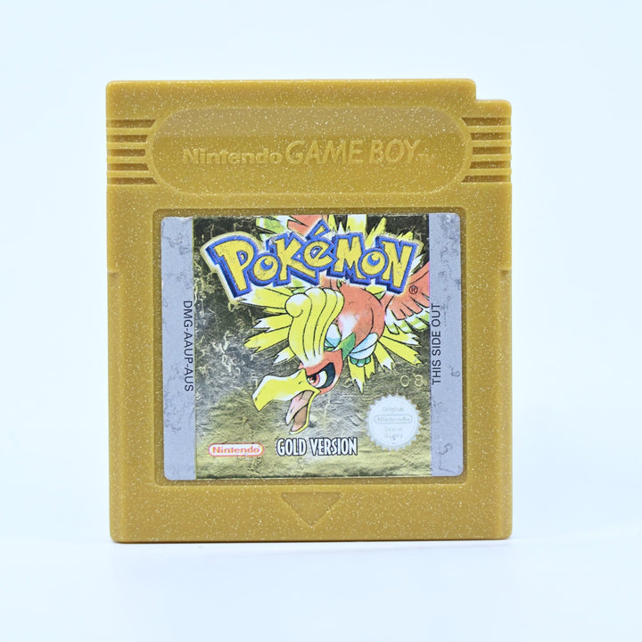 Pokemon Gold Version - Nintendo Gameboy Color Game - PAL - NEW SAVE BATTERY!